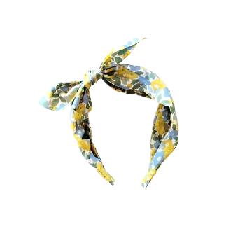 2.5cm  Bow Band Betsy Yellow